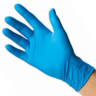 14 de Beschikbare Handschoenenmassa van Mil Blue Extra Large Nitrile