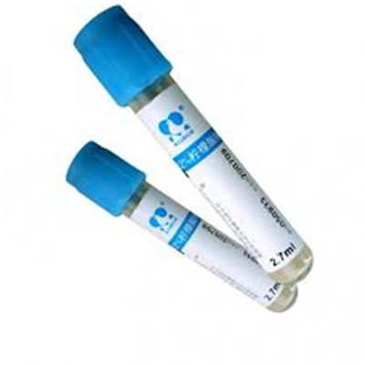 Blauwe Hoogste Underfilled-het Antistollingsmiddelbuis van het Natriumcitraat
